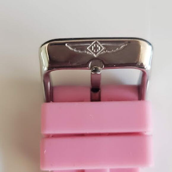 Invicta Women's Angel Watch 40mm Pink Silicone‎ Band Crystal Bezel Model 22472 - Picture 5 of 9